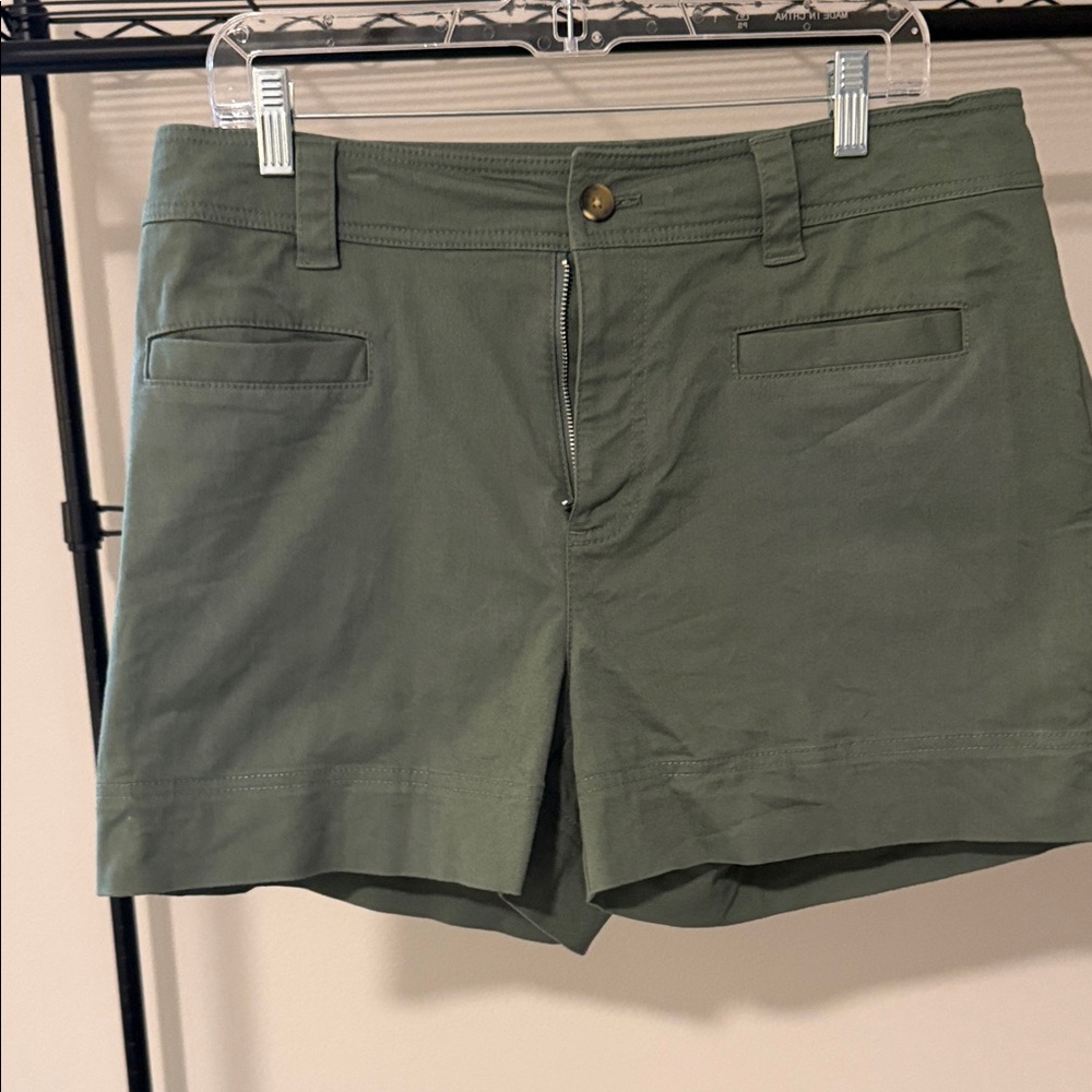 Olive Green Women's Cargo Shorts